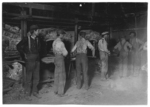 Lewis Hine child labor: 9 P.M. in an Indiana Glass Works. Aug., 1908. Location: Indiana.