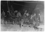 Lewis Hine child labor: Tygart Valley Glass Co., Grafton, W. Va. Plenty of boys. (see label on 162). Location: Grafton, West Virginia.