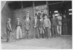 Lewis Hine child labor: Workers in More-Jones Glass Co., Bridgeton, N.J. Location: Bridgeton, New Jersey.