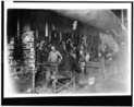 Lewis Hine child labor: Night Scene, in an Indianapolis Glass Works. Location: Indianapolis, Indiana.