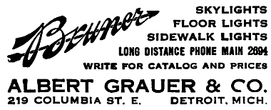 1918 Albert Grauer & Company ad