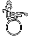 Surge glass gate latch