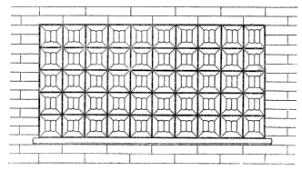 Falconnier glass brick No. 6, example installation