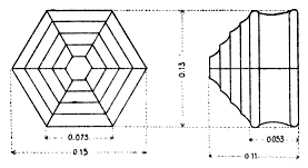 Falconnier glass brick No. 7&frac12;