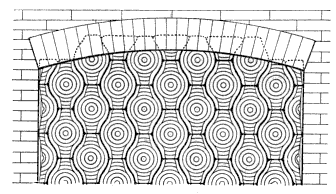 Falconnier glass brick No. 8, example installation