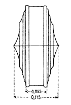 Falconnier glass brick No. 9, side view
