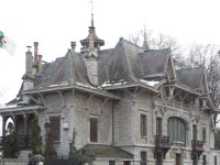 Falconnier glass bricks at at Genève-Bellevue, route de Lausanne 308, Switzerland