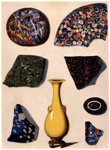 Ancient mosaic, Chinese, and Venetian specimens, etc.