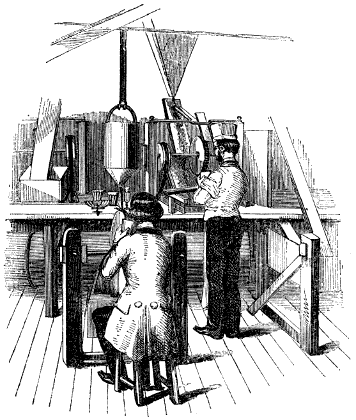 Glass cutting.