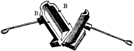 Moulded bottles.