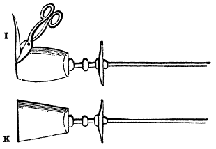 Wine-glass in three pieces (shearing lip).
