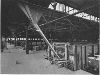 Interior of Libbey-Owens factory at Charleston, W. Va.