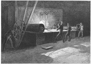 Rolling Heavy Plate-Glass