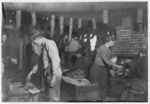 Lewis Hine child labor: #81. Typical Night Scene In an Indiana Glass Works. Location: Indiana. Lewis Hine child labor: #81. Typical Night Scene In an Indiana Glass Works. Location: Indiana.
