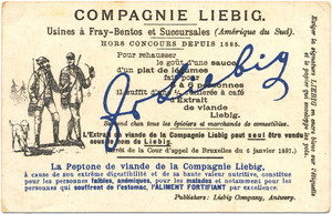 Liebig chromo &middot; L'Industrie du Verre #1 (back)