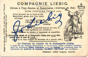 Liebig chromo &middot; L'Industrie du Verre #3 (back)