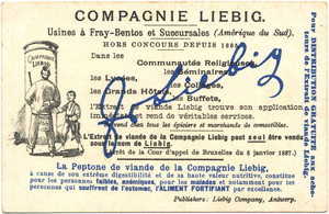 Liebig chromo &middot; L'Industrie du Verre #4 (back)