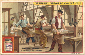 Liebig chromo &middot; L'Industrie du Verre #4 (front)