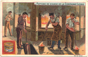 Liebig chromo &middot; L'Industrie du Verre #5 (front)