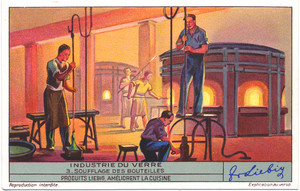 Liebig chromo &middot; Industrie du Verre #3 (front)