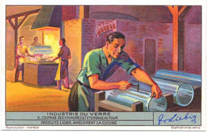 Liebig chromo &middot; Industrie du Verre #5 (front)