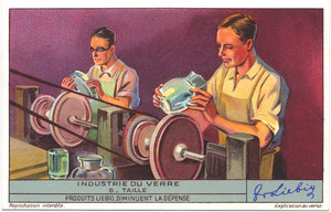 Liebig chromo &middot; Industrie du Verre #6 (front)