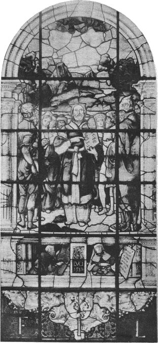 Moses and the Law (16th-Century Flemish Glass)