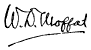 W. D. Moffat signature