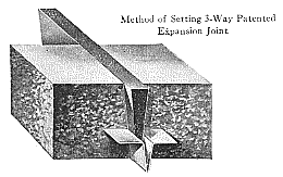 Method of setting 3-Way patented expansion joint Method of setting 3-Way patented expansion joint