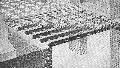 Cutaway view of Paschall System construction Cutaway view of Paschall System construction