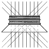 Light rays passing through Plain Lens