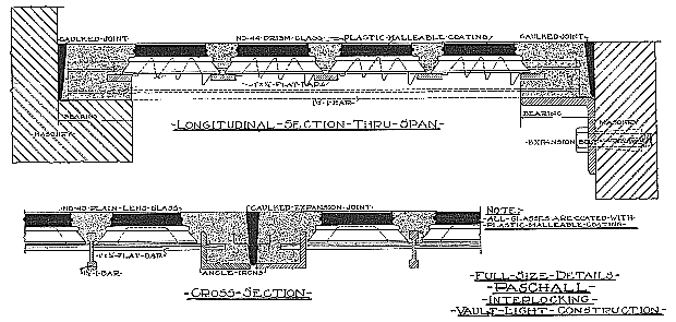 Detail of Paschall System construction (section 1)