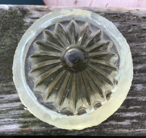 6" Melon deck prism w/bull's-eye