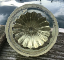 6" Melon deck prism w/bull's-eye
