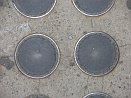 American 3-Way Luxfer Prism Co vault lights