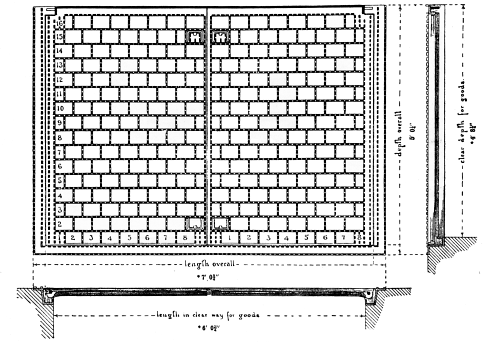 Hayward's Patent Cellar Flaps, No. 18 Pattern