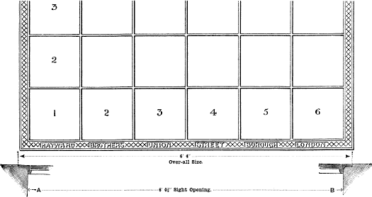 Hayward's Lights, No. 10 "Floor Light" Pattern Hayward's Lights, No. 10 "Floor Light" Pattern