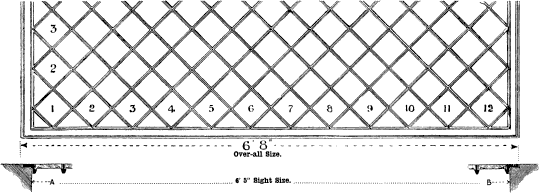 Hayward's Lights, No. 6 "Birmingham" Pattern Hayward's Lights, No. 6 "Birmingham" Pattern