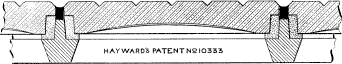 Hayward's Lights for Electrical Switchboard Platforms -- No. 14E "Checkered Lens" Pattern
