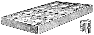 JACOBS PATENT REINFORCED CONCRETE LIGHT SET IN STEEL OR CAST IRON