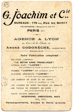"LE PROGR&Egrave;S" (back)