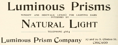 Luminous Prism Co ad · 1898