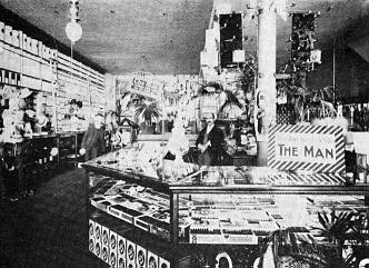 Interior of the buildings of E. K. Butler, showing effect of Luxfer Prisms