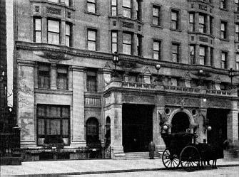 Front of Holland House, showing Luxfer Prisms installation