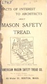 Facts of Interest to Architects about Mason Safety Tread