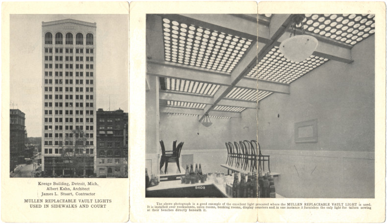 Mullen Replaceable Vault Light Co Brochure &middot; ca.1917 (front)