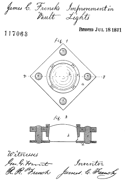 117,063 &middot; French &middot; Improvement in Vault Lights
