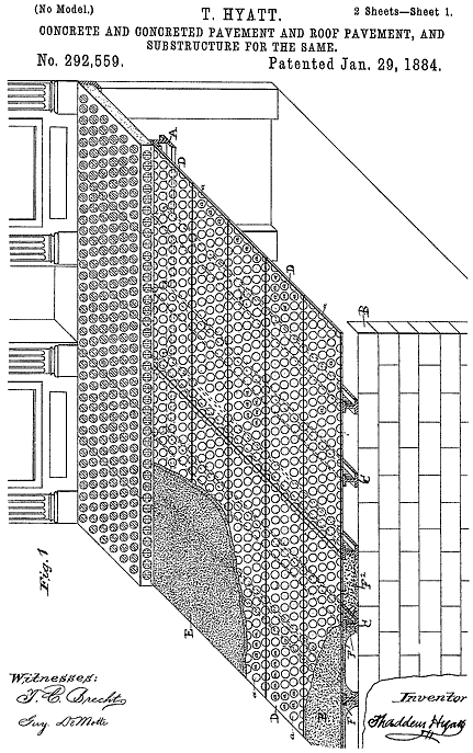 292,559 &middot; Hyatt &middot; Concrete and Concreted Pavement and Roof-Pavement, and Substructure for the Same