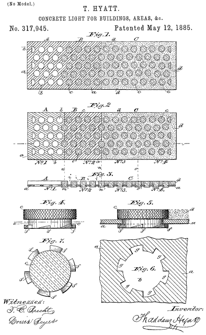 317,945 &middot; Hyatt &middot; Concrete Light for Buildings, Areas, &c.