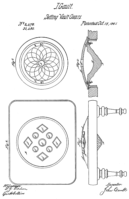 33,480 &middot; Gault &middot; Improvement in Setting Vault-Lights